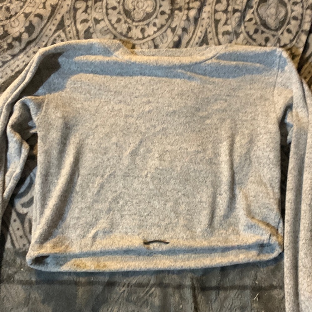 grey long sleeve